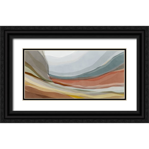 Desert Hills  Black Ornate Wood Framed Art Print with Double Matting by PI Studio