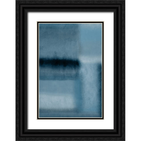 Patches of Blue II  Black Ornate Wood Framed Art Print with Double Matting by PI Studio