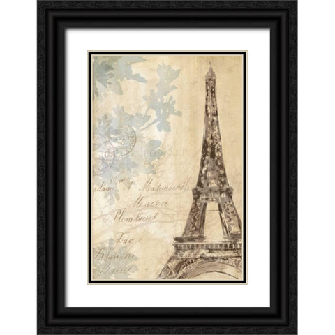 Architectural   Study II Black Ornate Wood Framed Art Print with Double Matting by Pearce, Allison