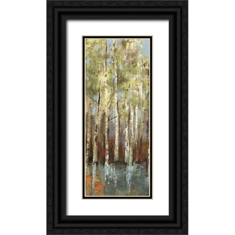 Forest Whisper I Black Ornate Wood Framed Art Print with Double Matting by Pearce, Allison