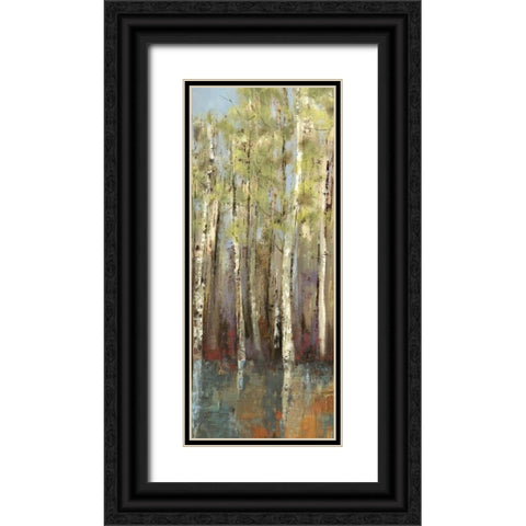 Forest Whisper II Black Ornate Wood Framed Art Print with Double Matting by Pearce, Allison