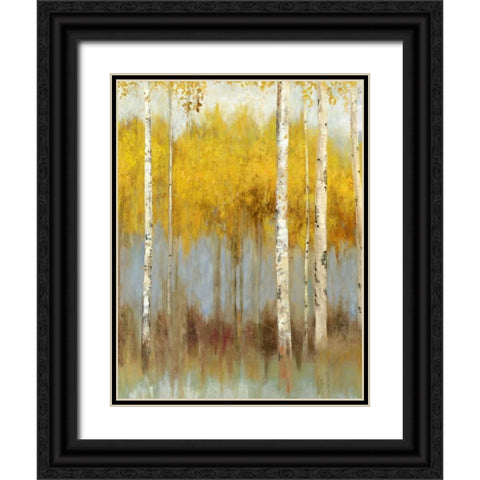 Golden Grove II Black Ornate Wood Framed Art Print with Double Matting by Pearce, Allison