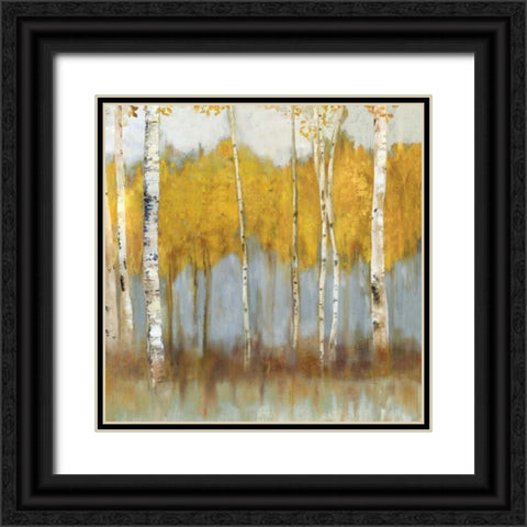 Golden Grove II Black Ornate Wood Framed Art Print with Double Matting by Pearce, Allison