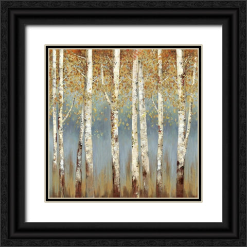 Falling Embers I - Mini Black Ornate Wood Framed Art Print with Double Matting by Pearce, Allison