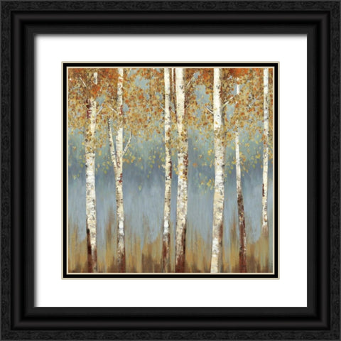 Falling Embers II - Mini Black Ornate Wood Framed Art Print with Double Matting by Pearce, Allison