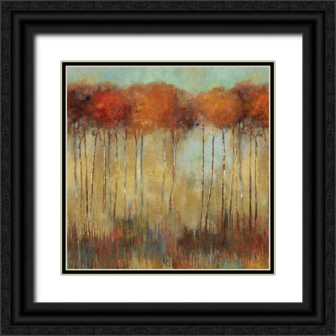 Amongst Friends II - Mini Black Ornate Wood Framed Art Print with Double Matting by Pearce, Allison