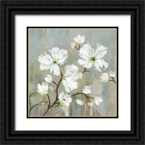 Sweetbay Magnolia I Black Ornate Wood Framed Art Print with Double Matting by Pearce, Allison