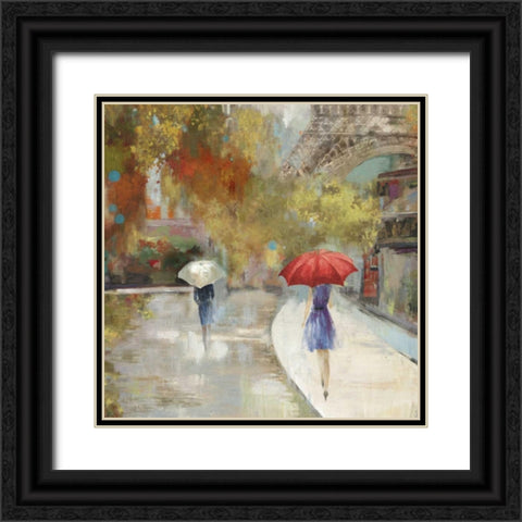 Sunlight Avenue I - Mini Black Ornate Wood Framed Art Print with Double Matting by Pearce, Allison