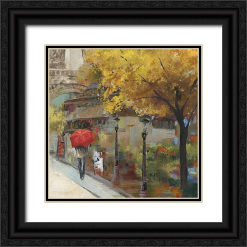 Sunlight Avenue II - Mini Black Ornate Wood Framed Art Print with Double Matting by Pearce, Allison