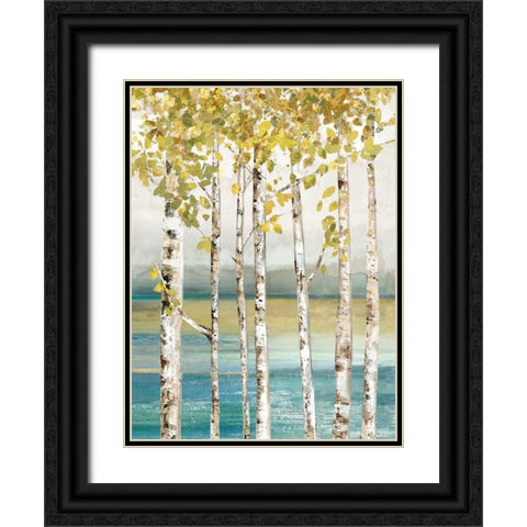 Down by the River I Black Ornate Wood Framed Art Print with Double Matting by Pearce, Allison