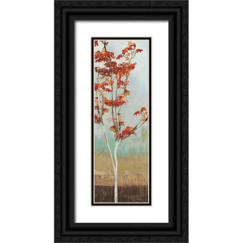 Maple Tree II Black Ornate Wood Framed Art Print with Double Matting by Pearce, Allison