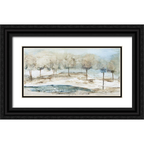 Serene Air  Black Ornate Wood Framed Art Print with Double Matting by Pearce, Allison