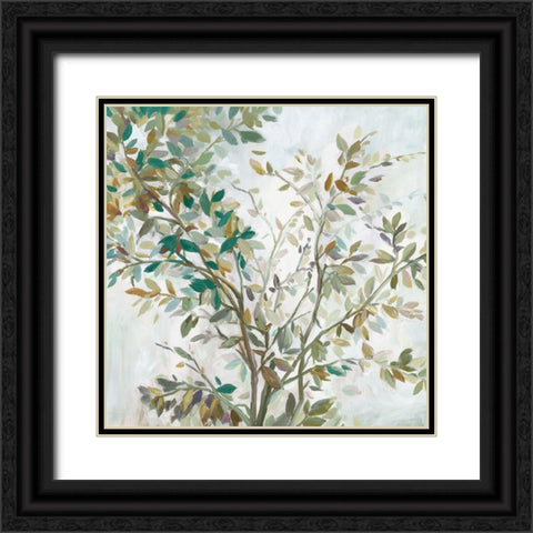 Leaves of Tree  Black Ornate Wood Framed Art Print with Double Matting by Pearce, Allison
