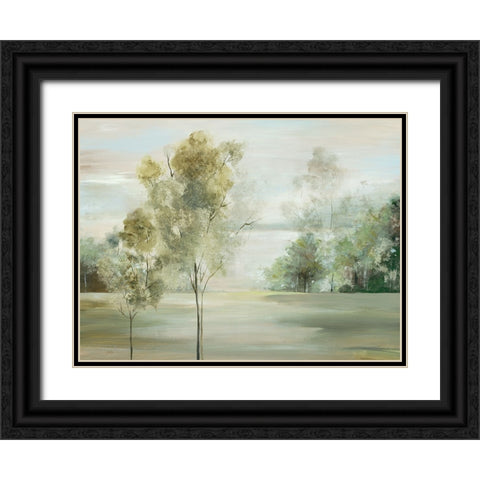 Romantic landscape Black Ornate Wood Framed Art Print with Double Matting by Pearce, Allison