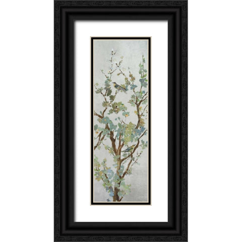 BLOOM I Black Ornate Wood Framed Art Print with Double Matting by PI Galerie