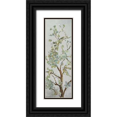 BLOOM II Black Ornate Wood Framed Art Print with Double Matting by PI Galerie