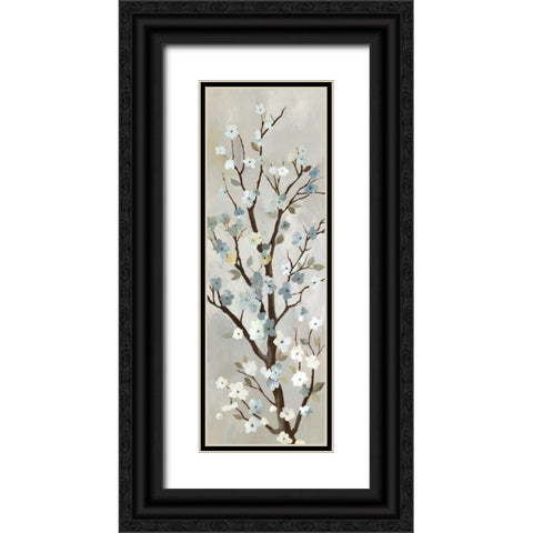 Blossom I Black Ornate Wood Framed Art Print with Double Matting by PI Studio