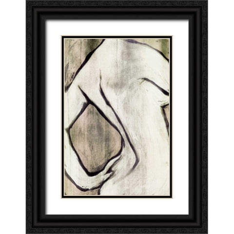 Nude Sepia I Black Ornate Wood Framed Art Print with Double Matting by PI Studio