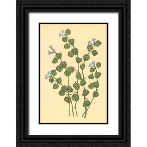 Patridge Berry Black Ornate Wood Framed Art Print with Double Matting by PI Collection