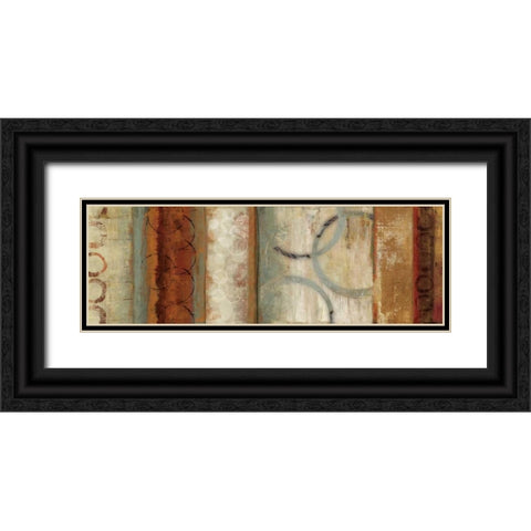 Juncture II Black Ornate Wood Framed Art Print with Double Matting by Reeves, Tom