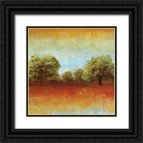 All Aglow II Black Ornate Wood Framed Art Print with Double Matting by Reeves, Tom