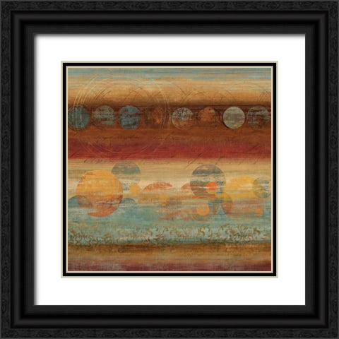 Pattern Play II Black Ornate Wood Framed Art Print with Double Matting by Reeves, Tom