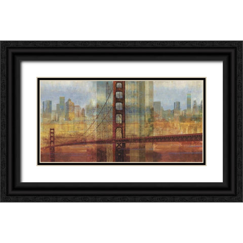 Connecting Us Black Ornate Wood Framed Art Print with Double Matting by Reeves, Tom