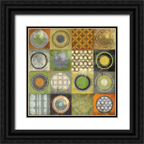 To the Beat II Black Ornate Wood Framed Art Print with Double Matting by Reeves, Tom