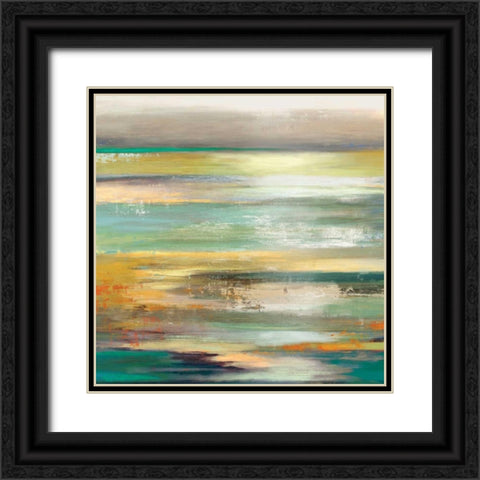 Evening Tide II - Mini Black Ornate Wood Framed Art Print with Double Matting by Reeves, Tom