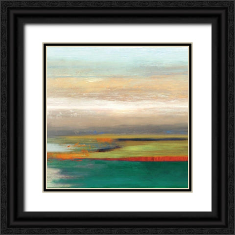 Tribute I Black Ornate Wood Framed Art Print with Double Matting by Reeves, Tom