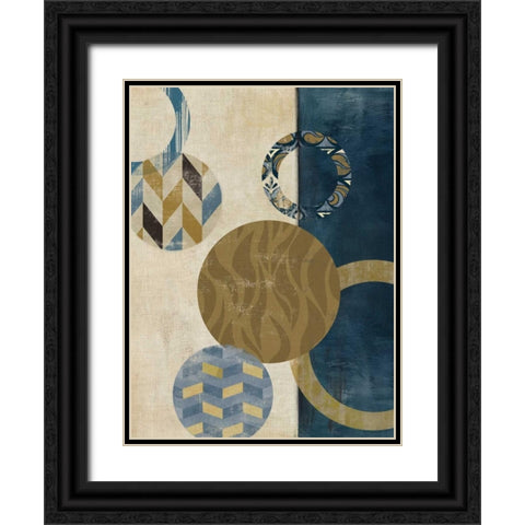 Harmony II Black Ornate Wood Framed Art Print with Double Matting by Reeves, Tom