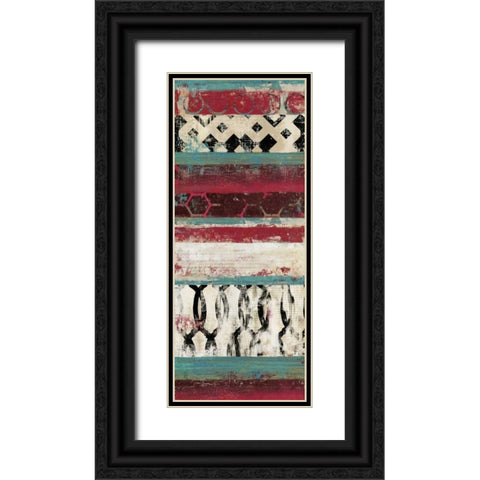 Nouveau II- Mini Black Ornate Wood Framed Art Print with Double Matting by Reeves, Tom