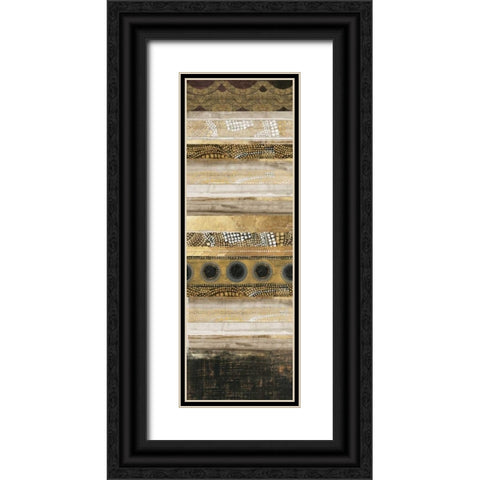 Klimt Dots I  Black Ornate Wood Framed Art Print with Double Matting by Reeves, Tom