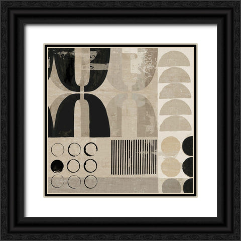 Non Arte I  Black Ornate Wood Framed Art Print with Double Matting by Reeves, Tom