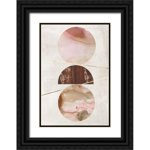 Balance of Blush II  Black Ornate Wood Framed Art Print with Double Matting by Reeves, Tom