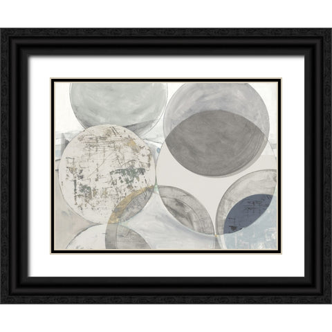 Collide Black Ornate Wood Framed Art Print with Double Matting by Reeves, Tom