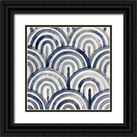 Electric Dreams I Black Ornate Wood Framed Art Print with Double Matting by Reeves, Tom