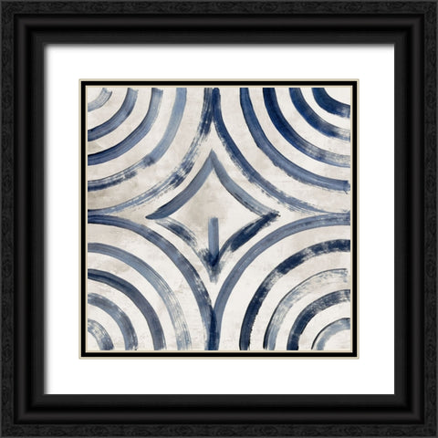 Electric Dreams II Black Ornate Wood Framed Art Print with Double Matting by Reeves, Tom