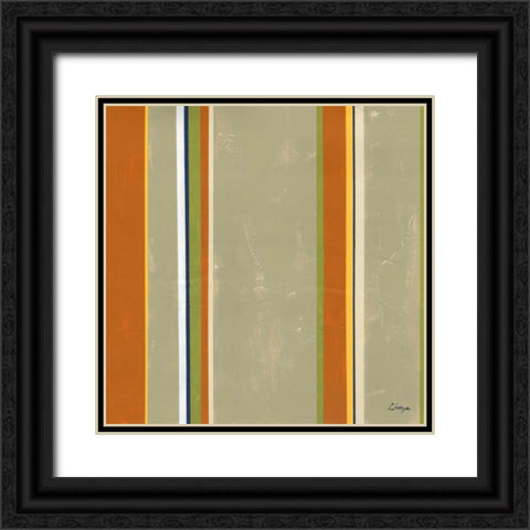 Equinox II Black Ornate Wood Framed Art Print with Double Matting by Linza