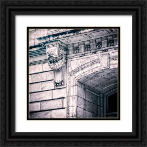 Power I Black Ornate Wood Framed Art Print with Double Matting by Schenck, Robert