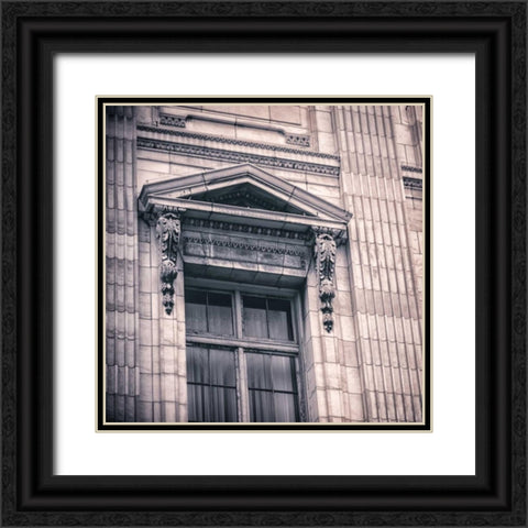 Power III Black Ornate Wood Framed Art Print with Double Matting by Schenck, Robert