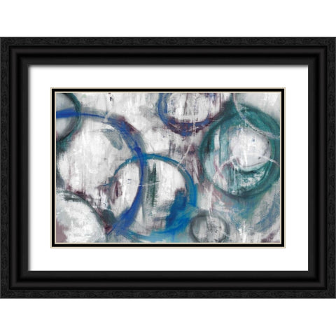 Misty Reflections Black Ornate Wood Framed Art Print with Double Matting by Selkirk, Edward