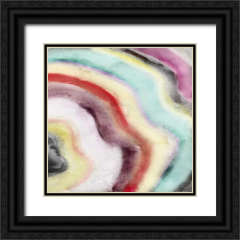 Geode Black Ornate Wood Framed Art Print with Double Matting by Selkirk, Edward