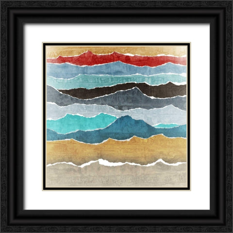 Torn II Black Ornate Wood Framed Art Print with Double Matting by Selkirk, Edward