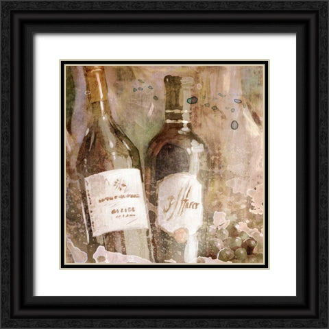 Wedding Wine I Black Ornate Wood Framed Art Print with Double Matting by Selkirk, Edward