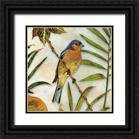 Jungle Bird II Black Ornate Wood Framed Art Print with Double Matting by Selkirk, Edward