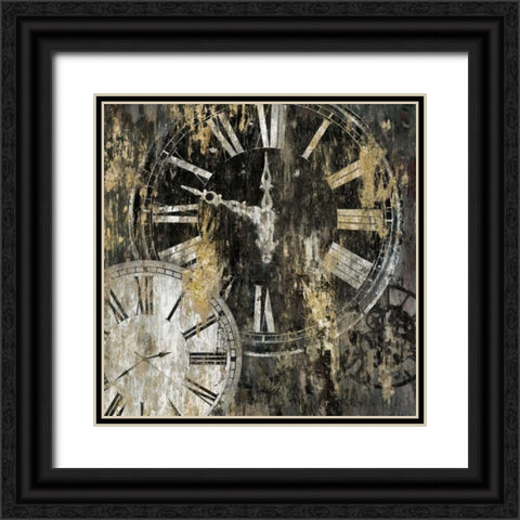 Clockwork II Black Ornate Wood Framed Art Print with Double Matting by Selkirk, Edward
