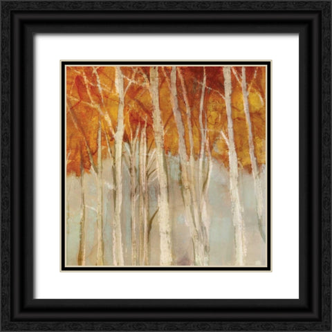 Belgium Forest II Black Ornate Wood Framed Art Print with Double Matting by Selkirk, Edward