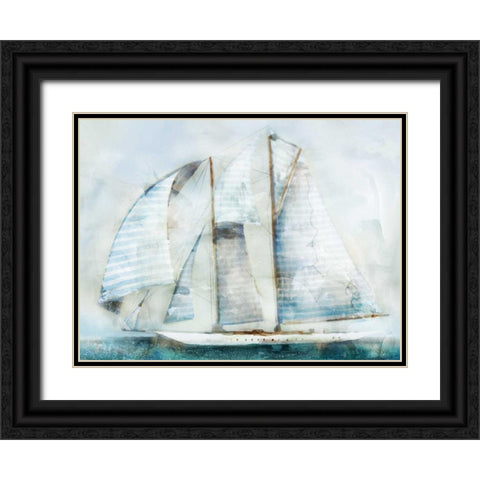 Pastel Hues I Black Ornate Wood Framed Art Print with Double Matting by Selkirk, Edward
