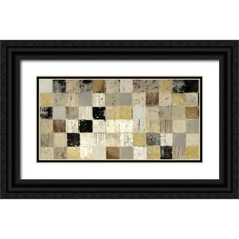 African Mosaic I Black Ornate Wood Framed Art Print with Double Matting by Selkirk, Edward